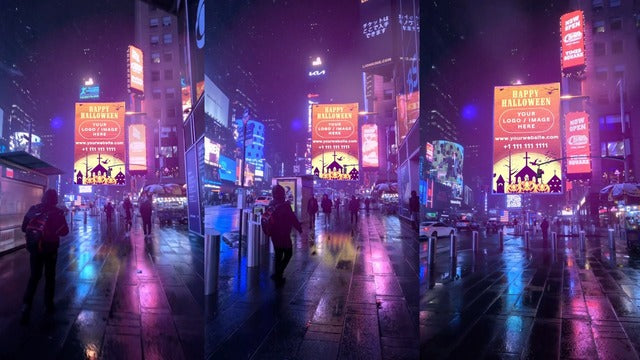 Sample 3023 - HALLOWEEN NEW YORK NIGHT WALK