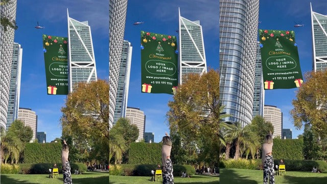 Sample 3019 - CHRISTMAS SAN FRANCISCO SKYSCRAPERS